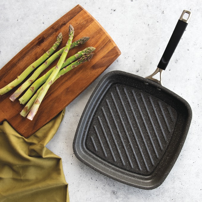 Nordic Ware Verde Ceramic Nonstick Searing Grill Pan, , large