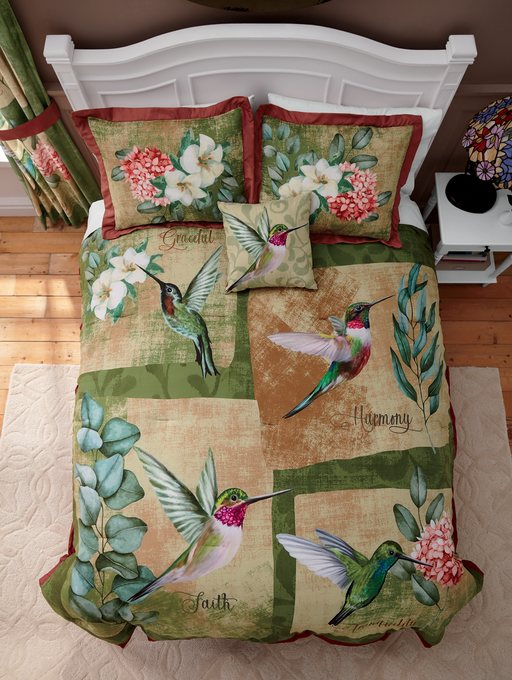 Hummingbird Comforter Set, , large