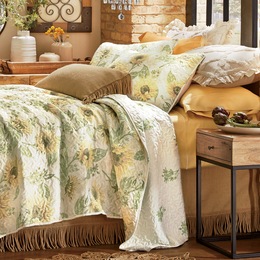 Bed Bath Linens Décor Storage Furniture Country Door Sunflower Dance Oversized Quilt And Sham