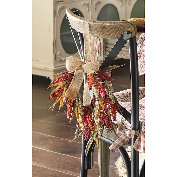 Harvest Heart Mini Wreath, , large