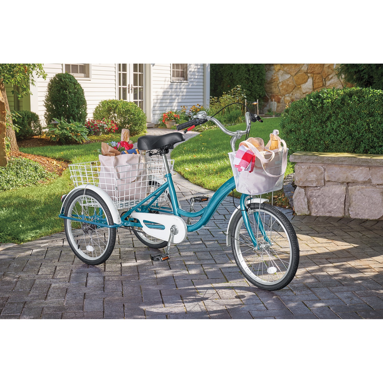 Adult Tricycle with Two Baskets | Country Door