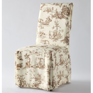 Classic Toile Dining Chair Cover, , large