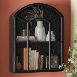Arched Axel Wall Cabinet, , large