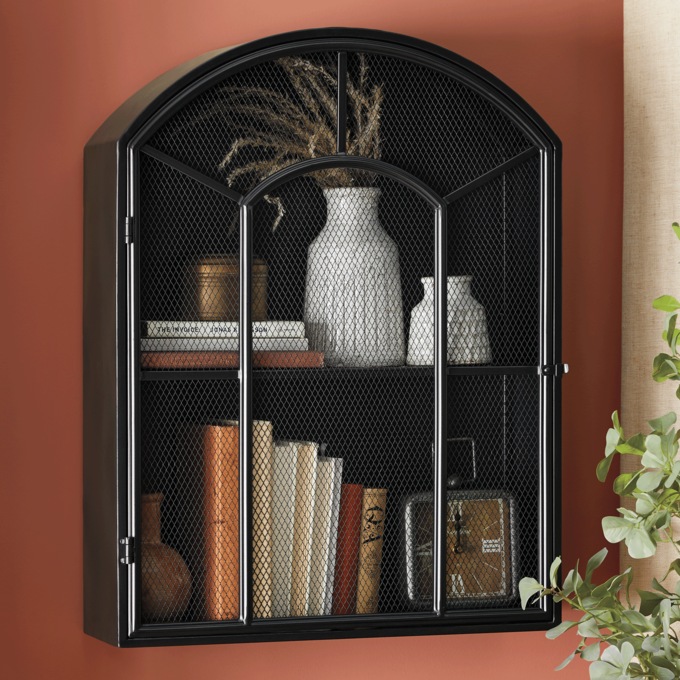 Arched Axel Wall Cabinet, , large