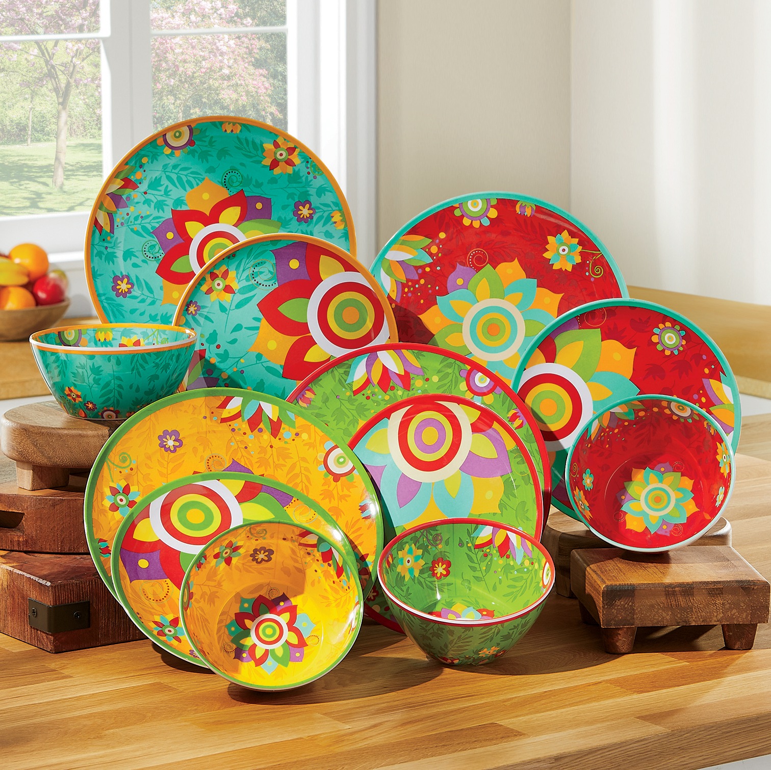 dinnerware sets with large bowls