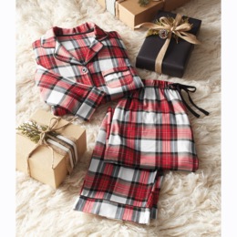 Classic Plaid Knit PJ, , large