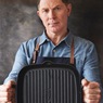 Bobby Flay by GreenPan 11" Cast Iron Square Grill Pan, , large