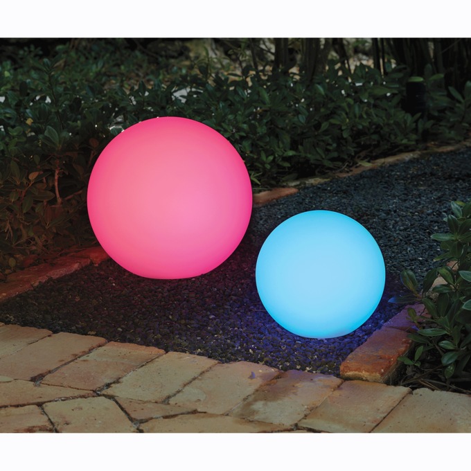Set of 2 Color-Changing Solar Orbs, , large