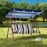 Striped Lawn Swing, , large