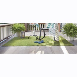 Faux Grass Indoor/Outdoor Rug - 5&#39; x 7&#39;, , large