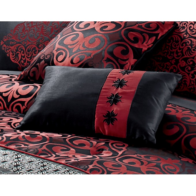 Kismet Woven Jacquard Embroidered Pillow, , large