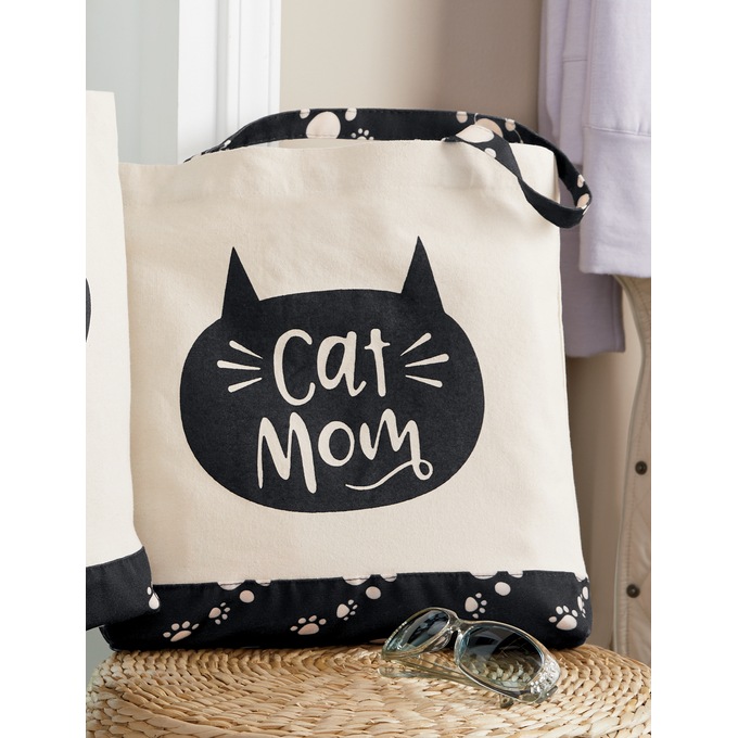 Pet Mom Tote Bag, , large