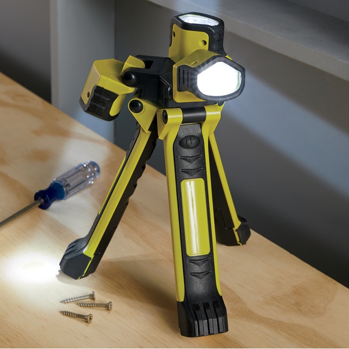 3-Way Flashlight with Tripod, , large