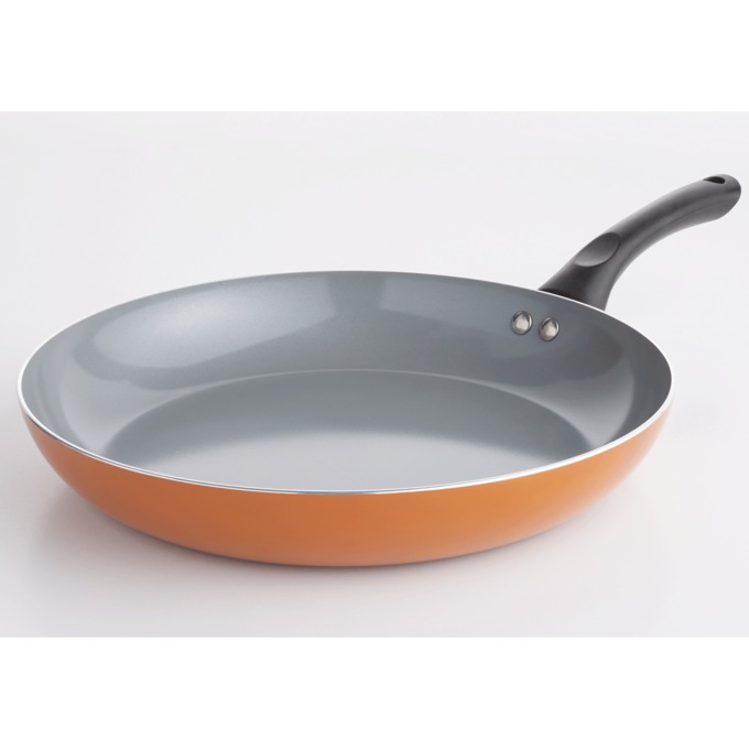 Ginny's 24-Piece Nonstick Kitchen Essentials Cookware Set, Sunset Orange, large
