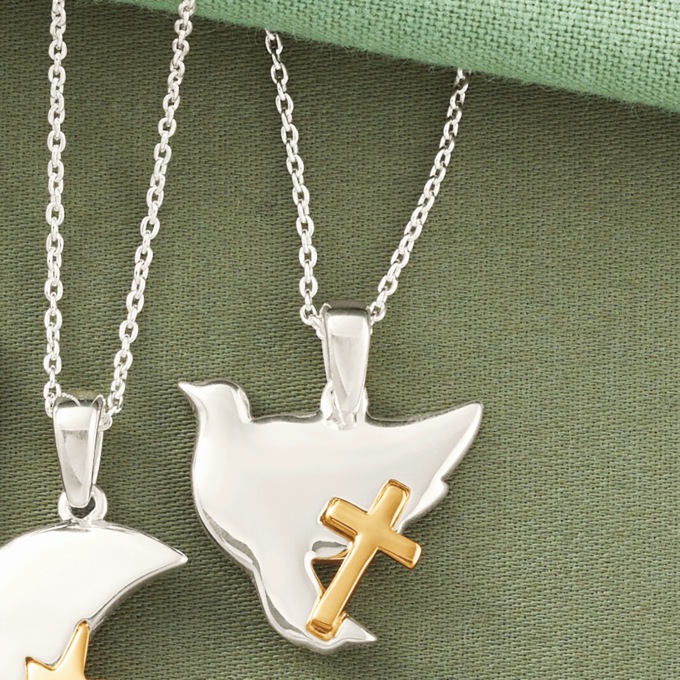 Two-Tone Forms Pendant, , large