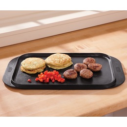 Pre-Seasoned Cast Iron Grill/Griddle, , large