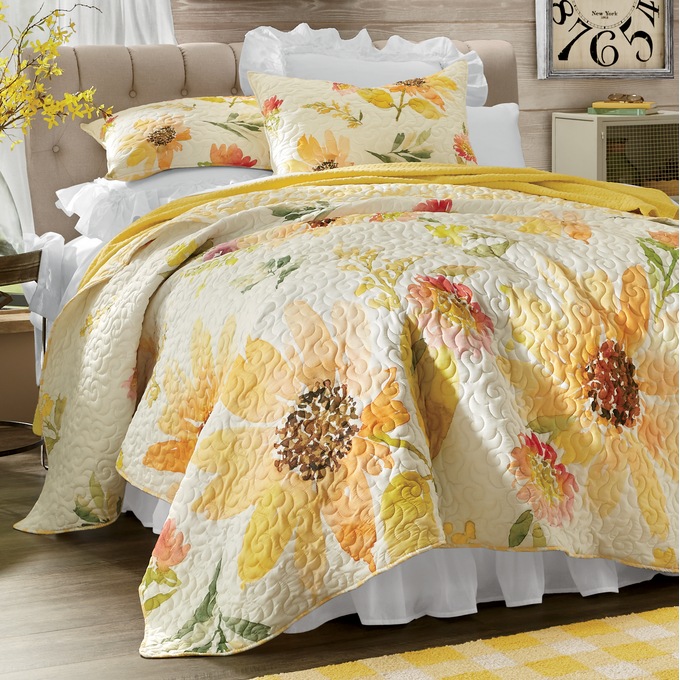 Delilah Oversized Quilt, Sham, Panel Pair and Shower Curtain, , large
