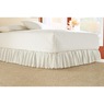 Raw-Edge Ruffled Bedskirt, , large