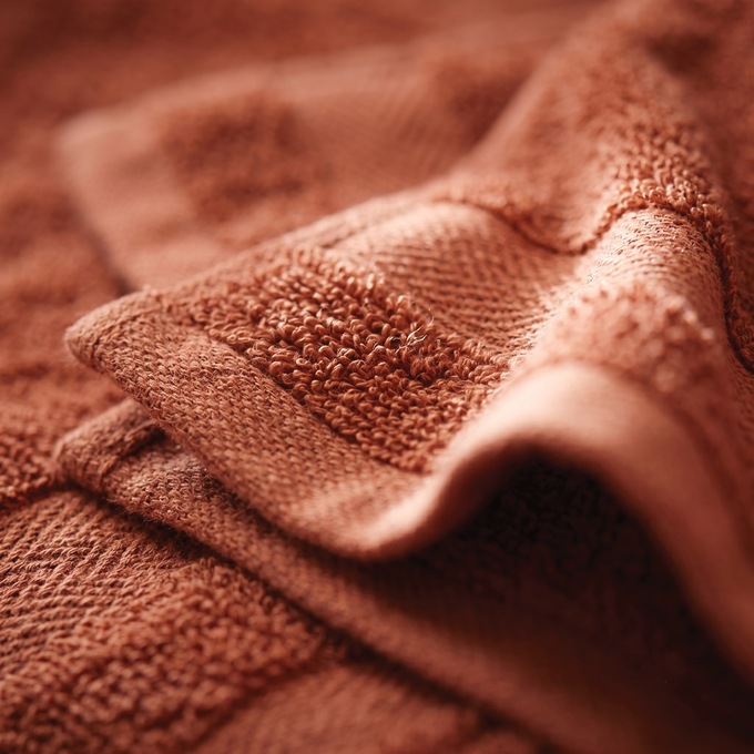 Autumn Bliss Luxury 6-Piece Towel Set, Clay, large