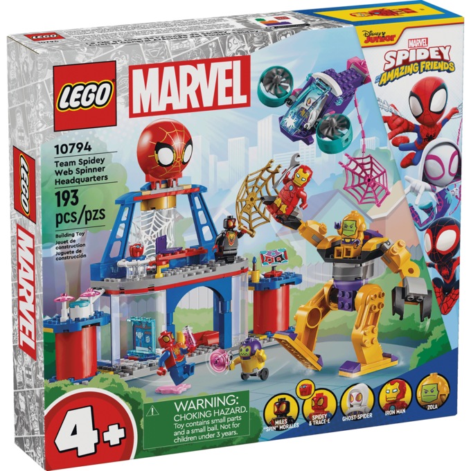 LEGO Team Spidey Web Spinner Headquarters, , large