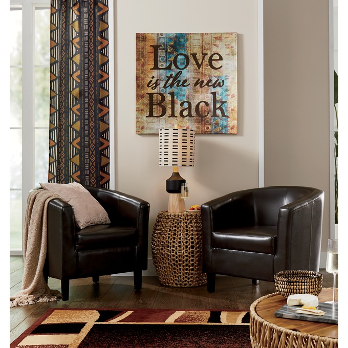 Love Is The New Black Canvas, , large