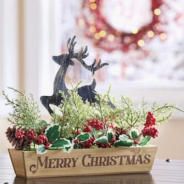 Christmas Tabletop Greenery Centerpiece, , large
