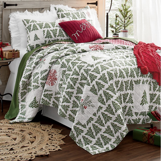 Christmas Tree Flip Oversized Quilt , , large