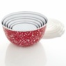12-Piece Speckled Bowl Set, , large