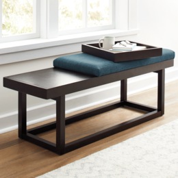 Bench with Side Tray, , large