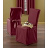 Color Connection Dining Room Chair Cover, Burgundy, large