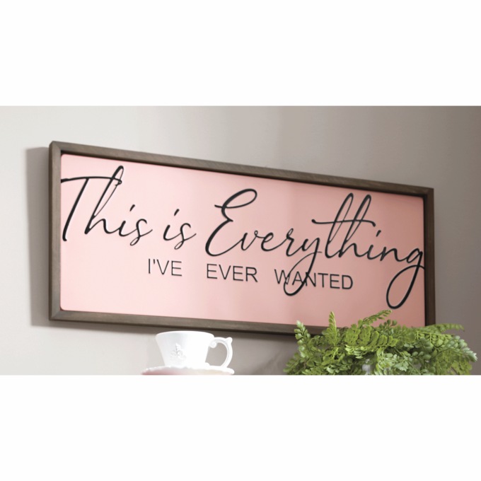 Everything I've Wanted Plaque, , large