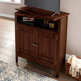 Tv Stands Media Storage Entertainment Centers Country Door Margot Swivel Tv Cabinet Large