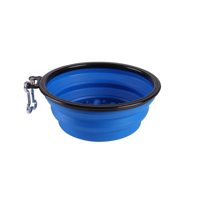 Slow Feeder Collapsible Bowl, , large
