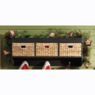 3-Basket Storage Shelf with Hooks, , large