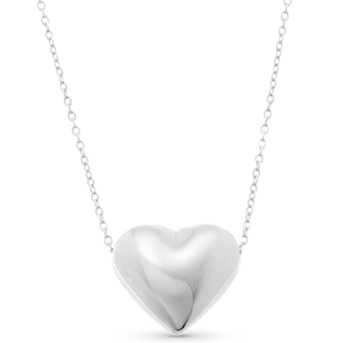 10K Gold Heart Pendant, , large