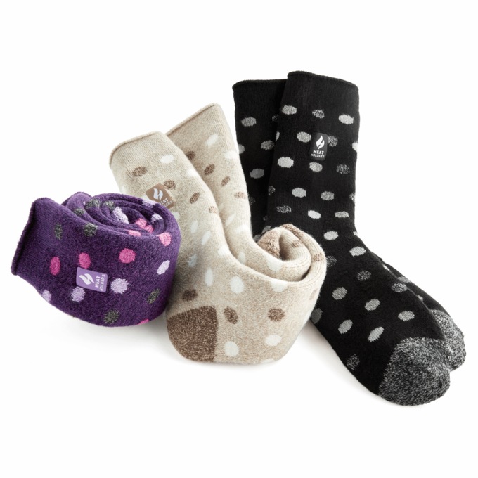 Heat Holders Polka Dot Socks, , large