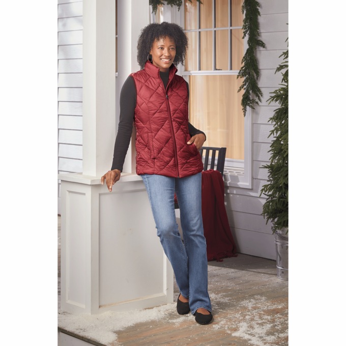 Light Puffer Vest, , large
