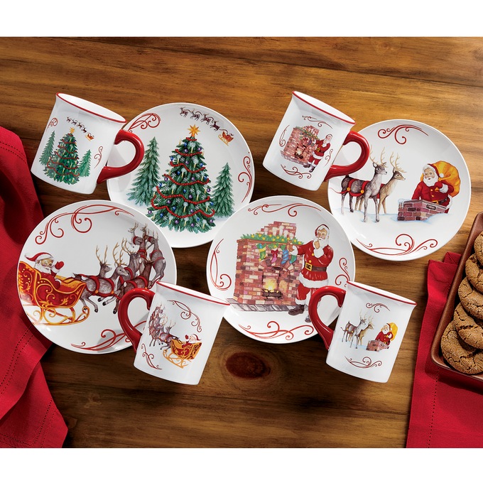 Night Before Christmas Dinnerware Country Door
