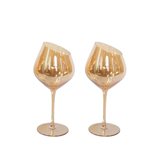 Jeanne Fitz Slant Set of 2 Wine Glasses, , large