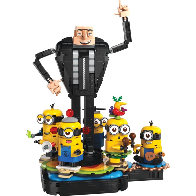 LEGO Brick Build Gru and Minions, , large