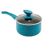 Chef Tested 11-Piece Granite Ceramic Nonstick Cookware Set, Teal, large