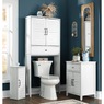 Avalon Distressed Shutter Towel Cabinet, , large