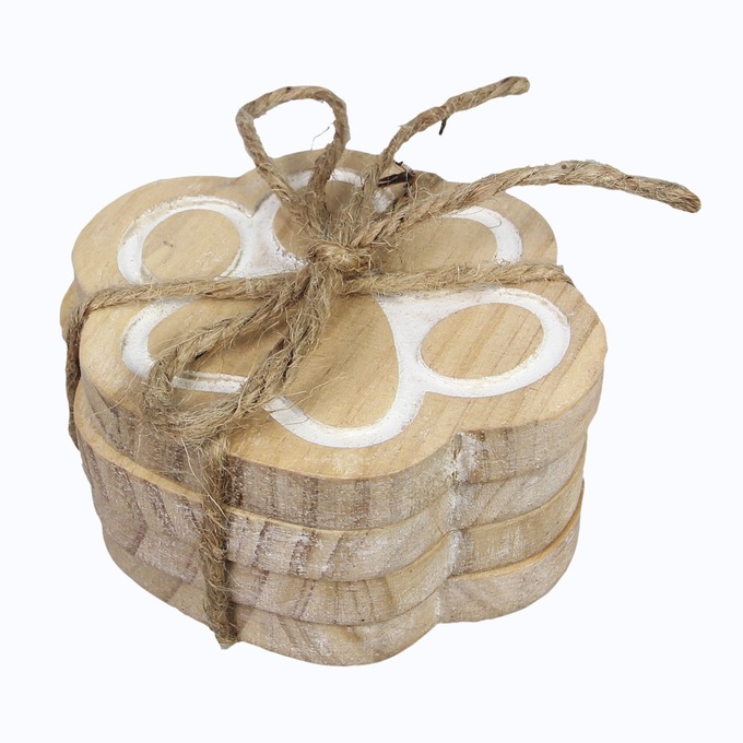 Set of 4 Pet-Themed Coasters, , large