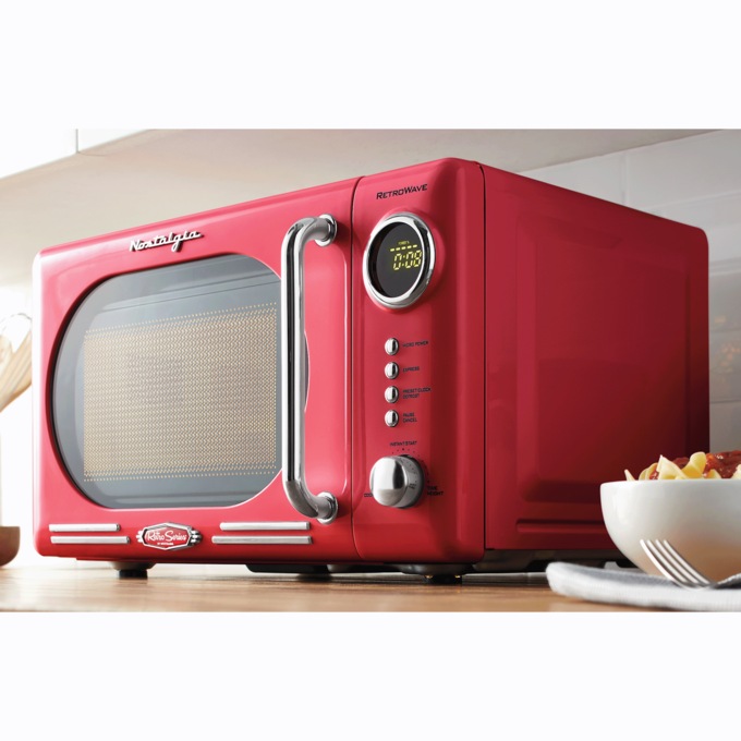 Nostalgia 0.7 cu. ft. Countertop Microwave Oven, , large