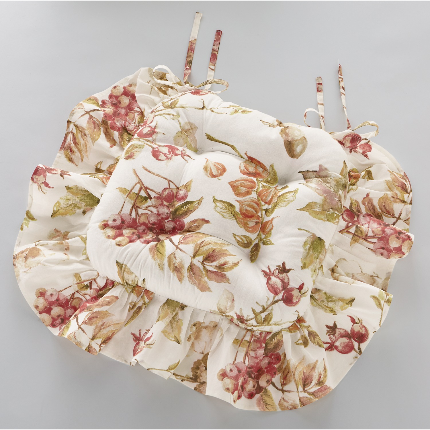Harper Ruffled Chair Cushion Country Door