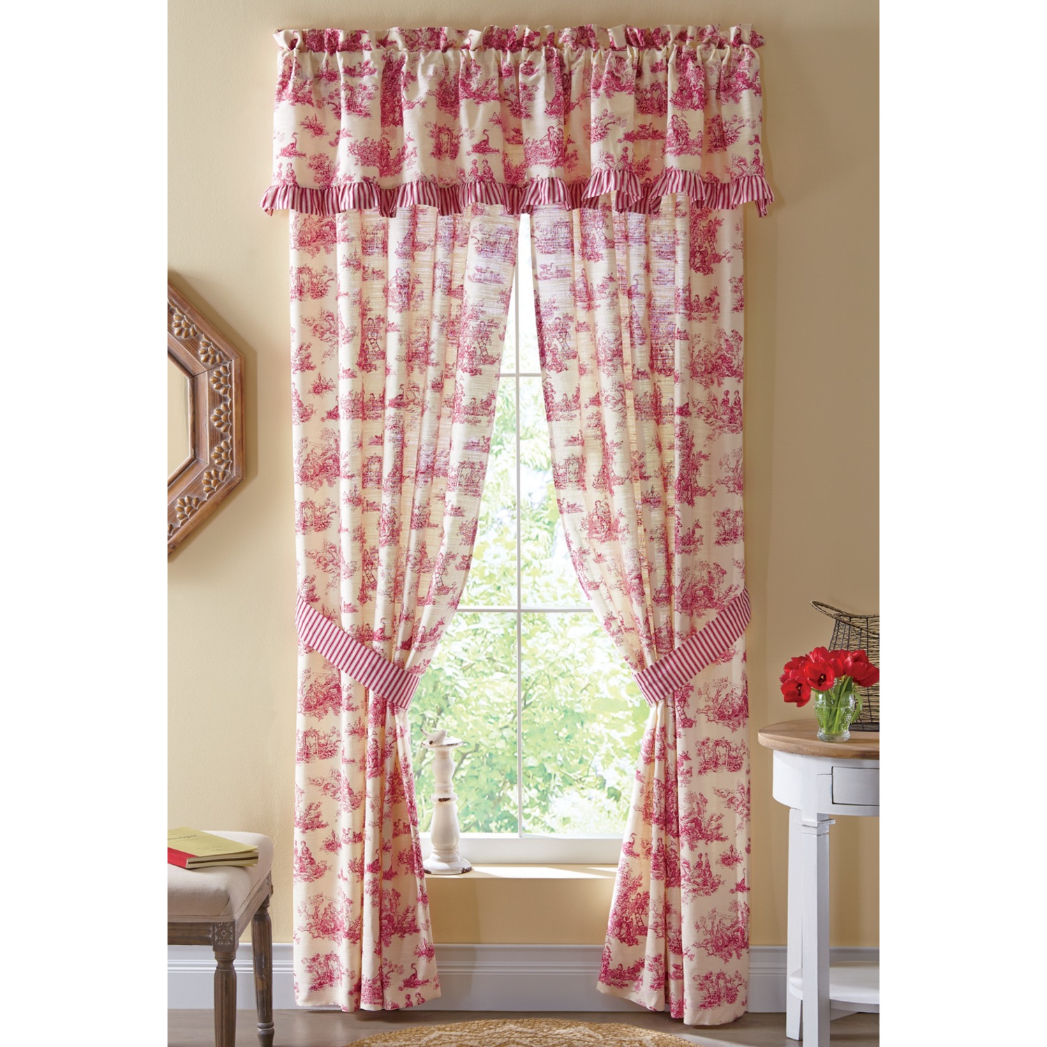 Toile Window Treatments Country Door You'll receive email and feed alerts when new items arrive. country door