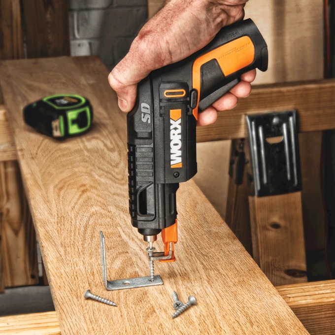 Worx 4-Volt Screwdriver with Screw Holder, , large