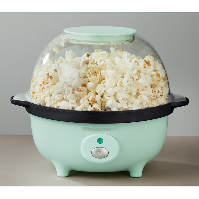 Elite Gourmet 3 Quart Popcorn Popper ,Red