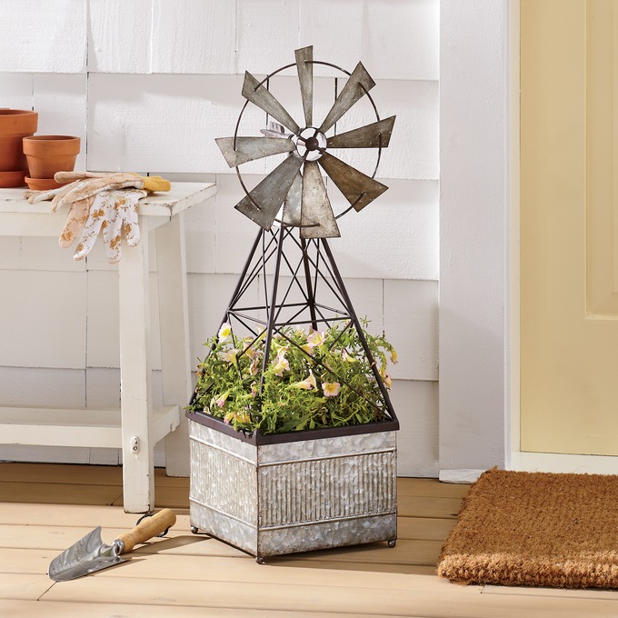Windmill Planter, , large