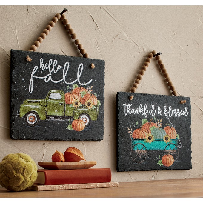 Fall Slate Sign, , large